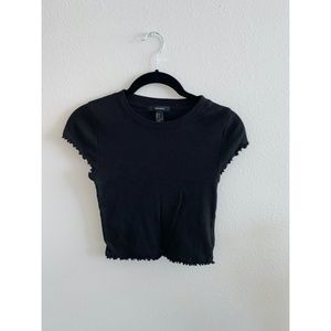 Lettuce Edge Crop Top